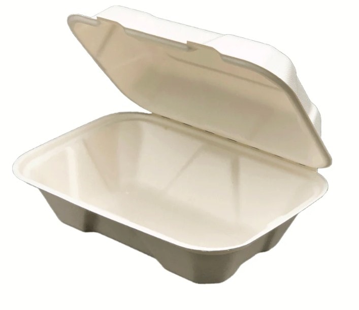 Bagasse Clamshells 9 x 6