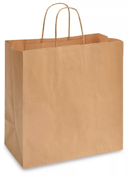 Paper Products / Kraft Bags / With Handle 13x7x13