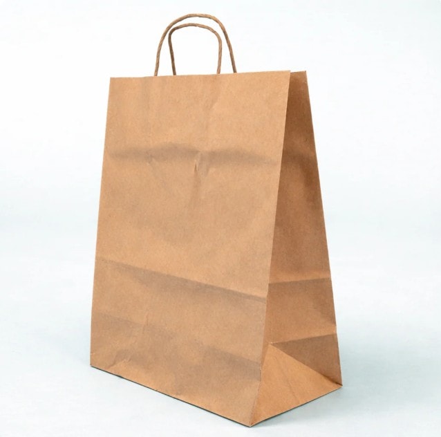 Paper Products / Kraft Bags / With Handle 13x7x17